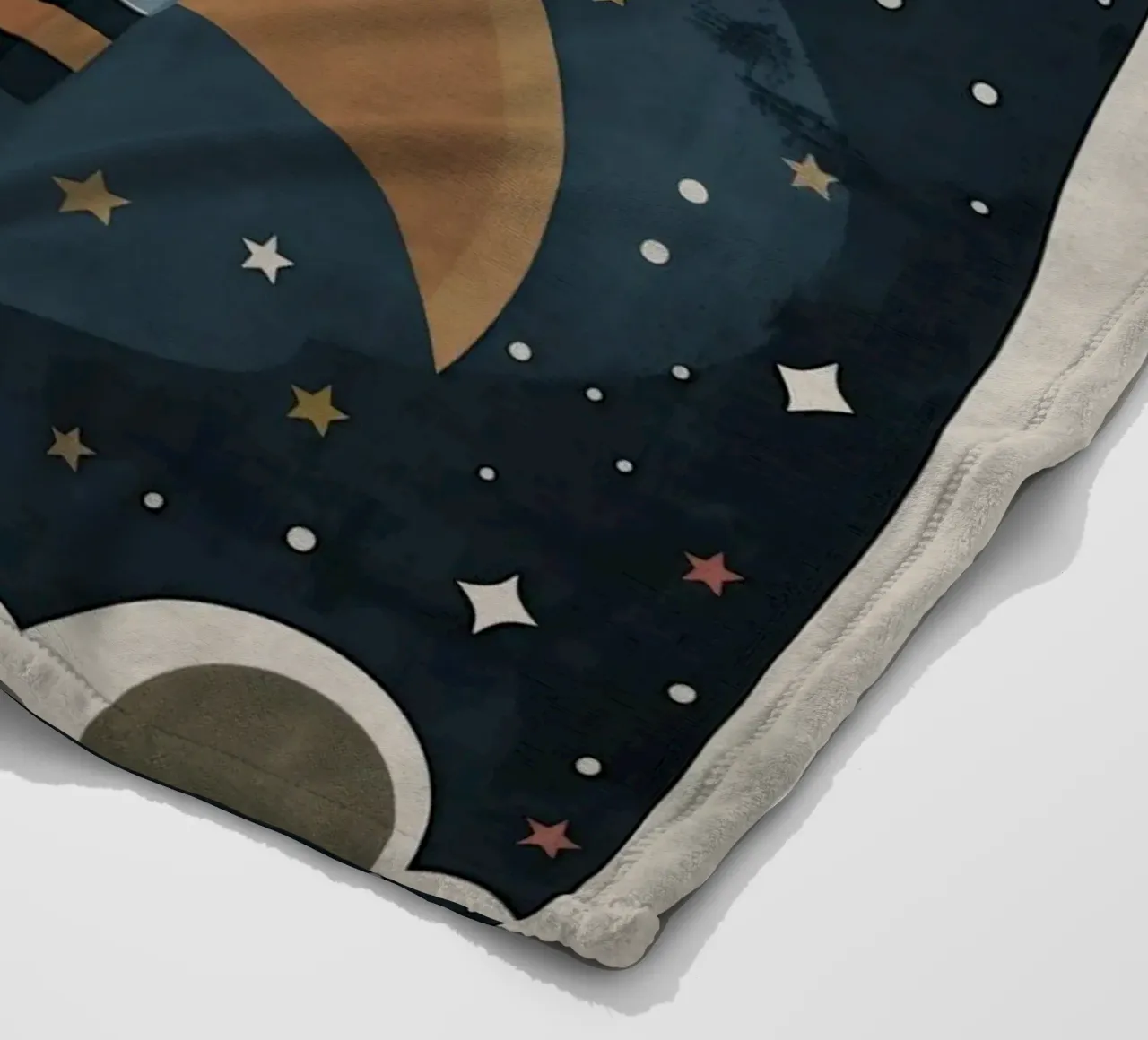 Boho Nursery 18 Rocket coperta in pile da Boho Print Collection