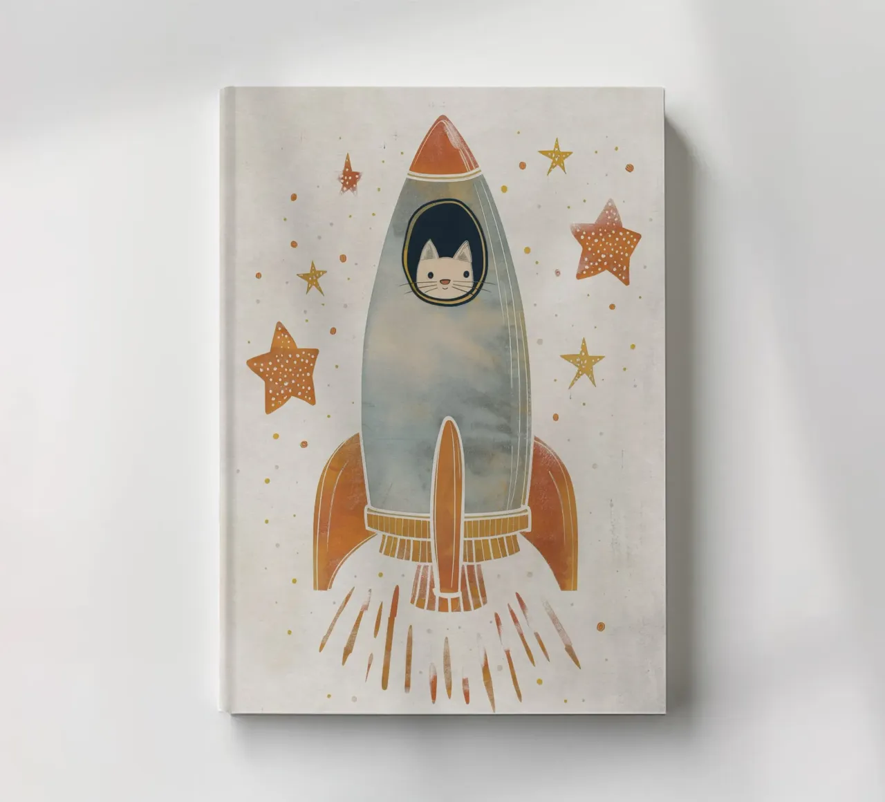 Boho Nursery 18 Space Cat diario da Boho Print Collection
