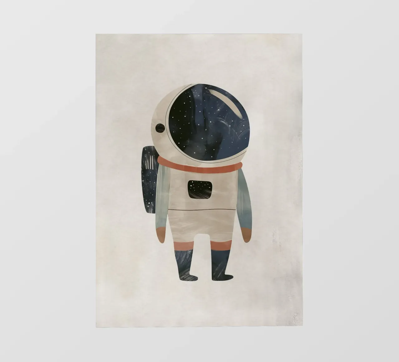 Boho Nursery 18 Space Suit pellicola backlit da Boho Print Collection