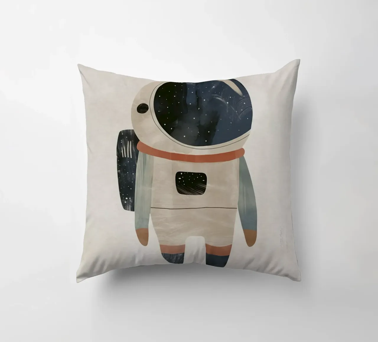 Boho Nursery 18 Space Suit cuscino da Boho Print Collection