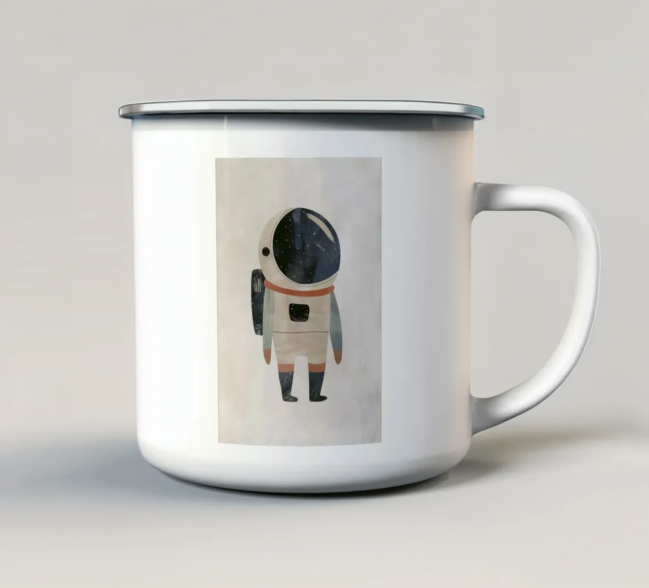 Boho Nursery 18 Space Suit tazza in smalto da Boho Print Collection