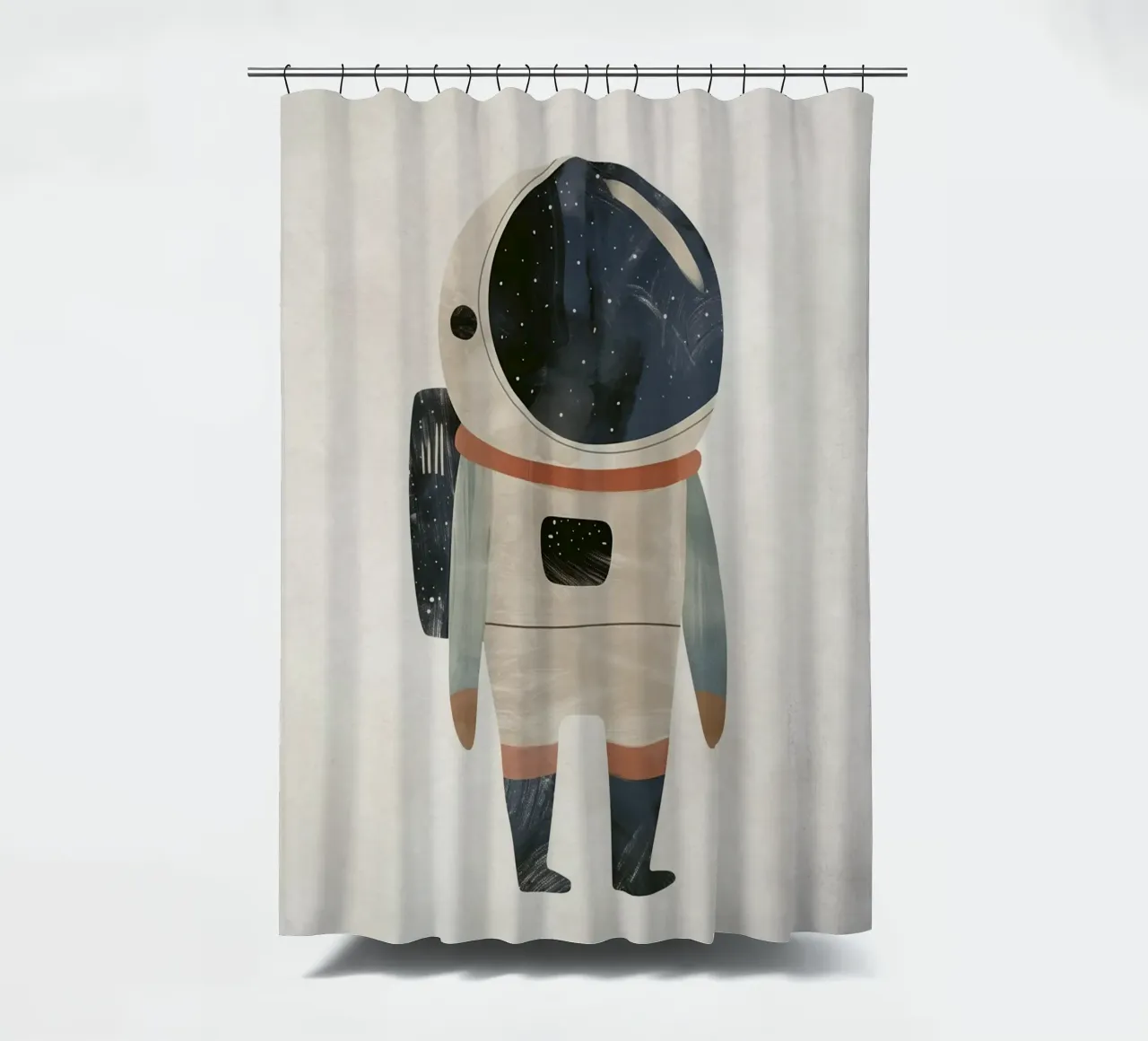 Boho Nursery 18 Space Suit tenda da doccia da Boho Print Collection