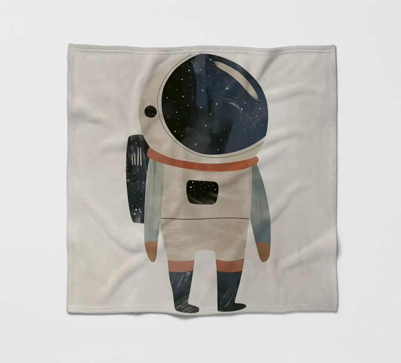 Boho Nursery 18 Space Suit coperta in pile da Boho Print Collection