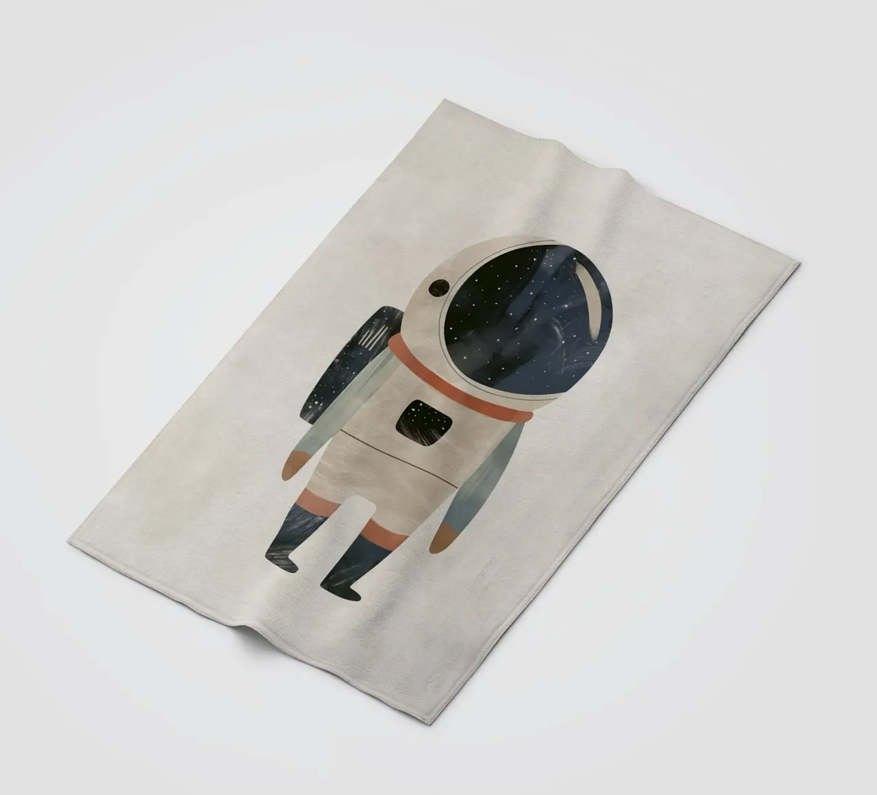Boho Nursery 18 Space Suit coperta in pile da Boho Print Collection