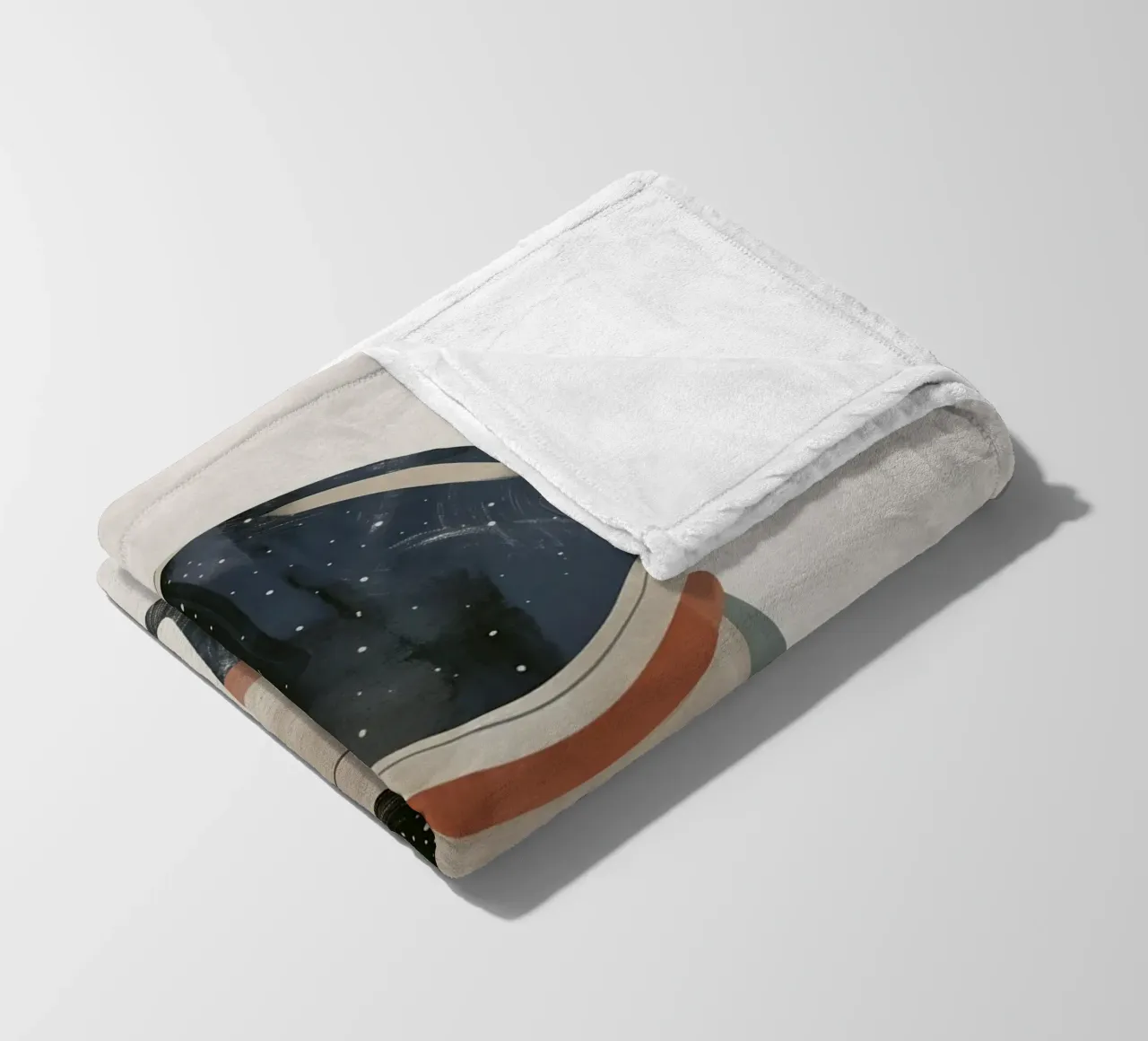 Boho Nursery 18 Space Suit coperta in pile da Boho Print Collection