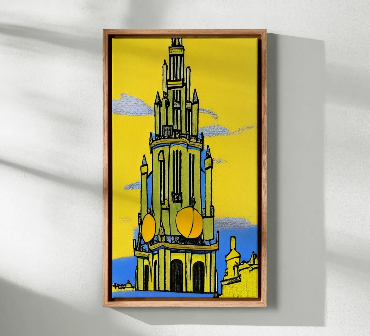Sightseeing_Excursion_Antwerp_1 canvas by Abstract Art by LK