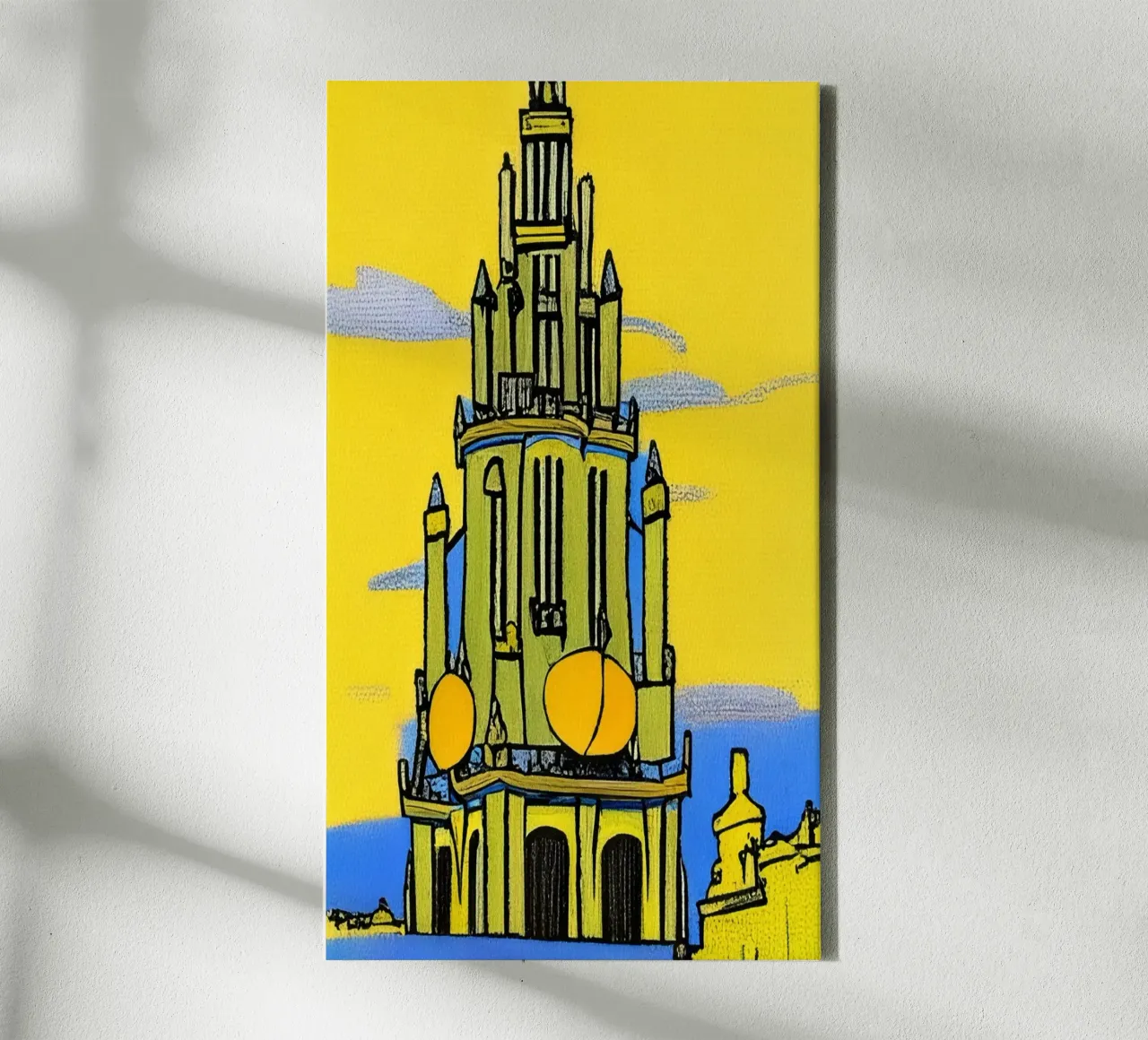 Sightseeing_Excursion_Antwerp_1 canvas by Abstract Art by LK