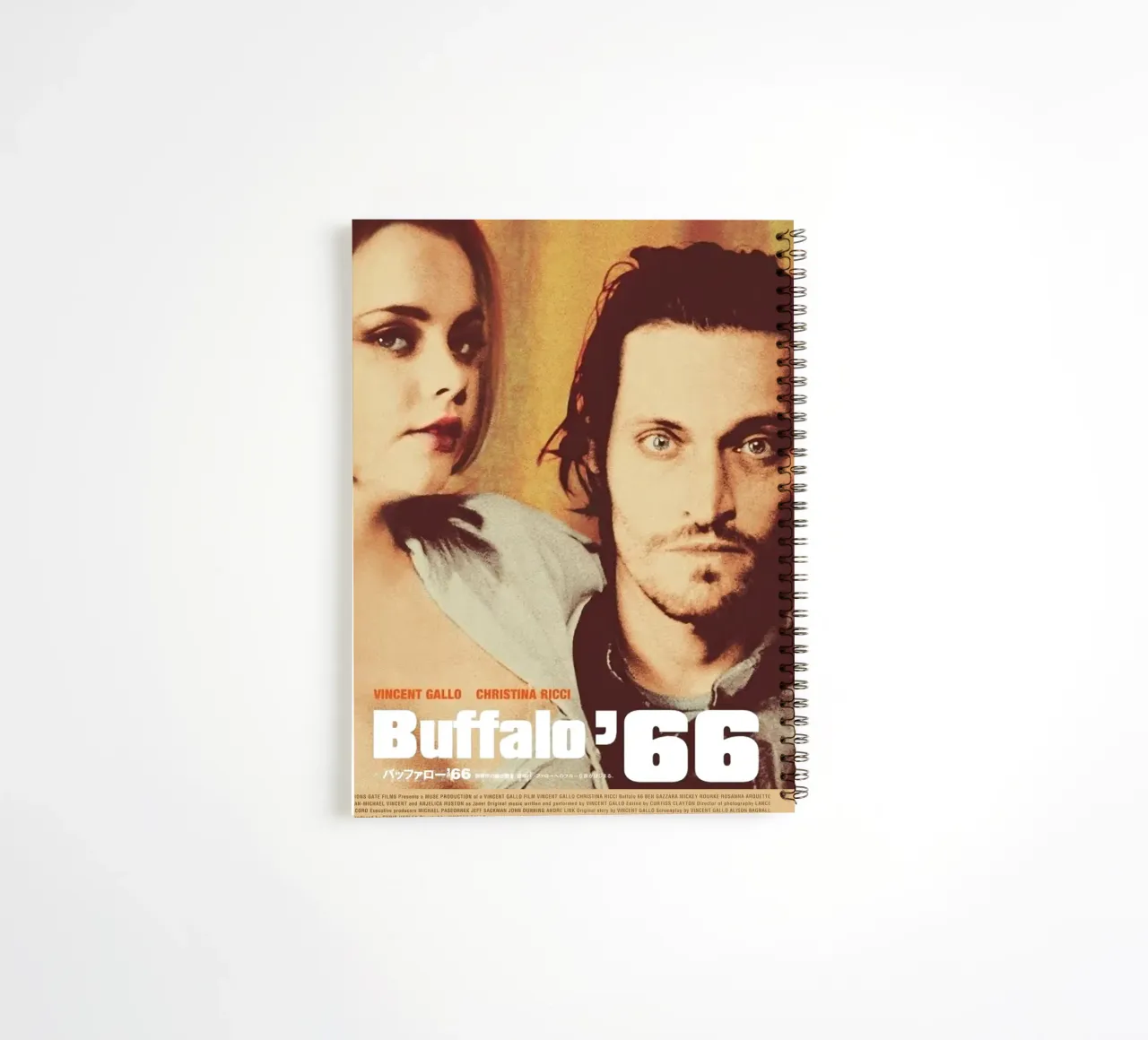 Buffalo 66 (1998) spiral notebook by Attaboy Dsgn