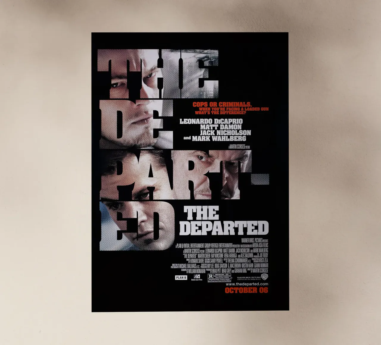 The Departed Movie pellicola backlit da Attaboy Dsgn