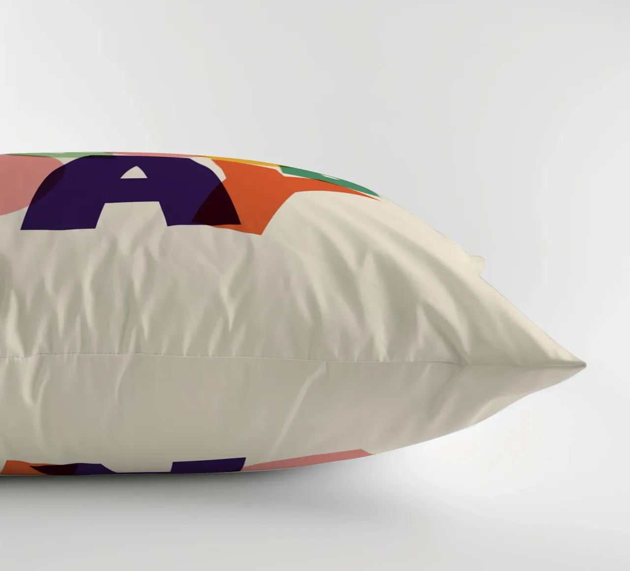 Have a Good Day Bold Colorful Typography Design cuscino da showmemars