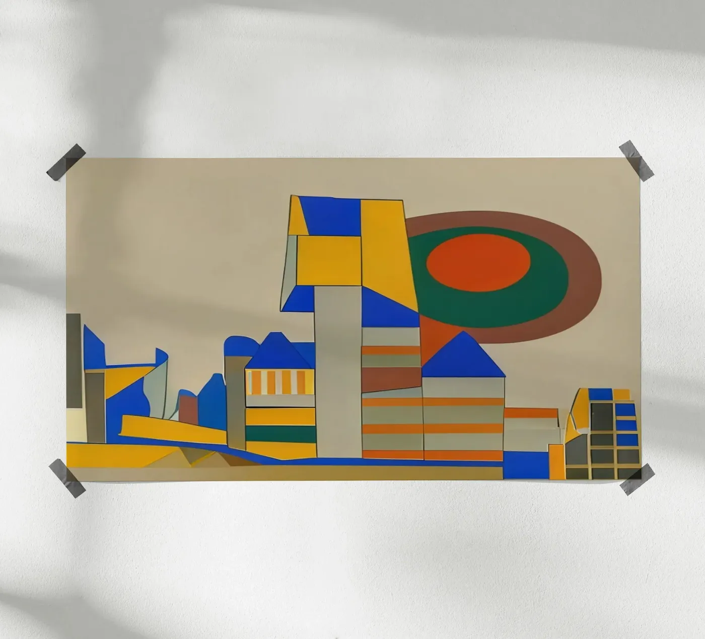 Sightseeing_Excursion_Antwerp_2 poster by Abstract Art by LK