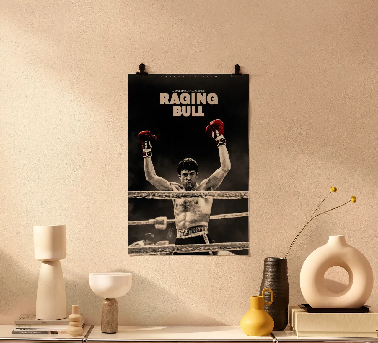 Raging Bull Retro Movie poster da Attaboy Dsgn