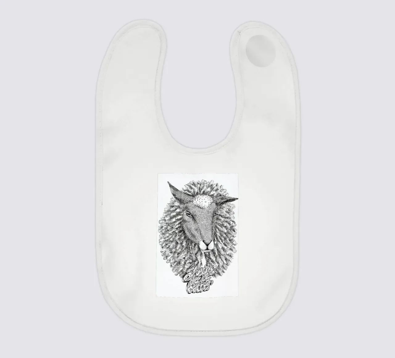 Sheeps Do It Better bavaglino da Anna Fietta