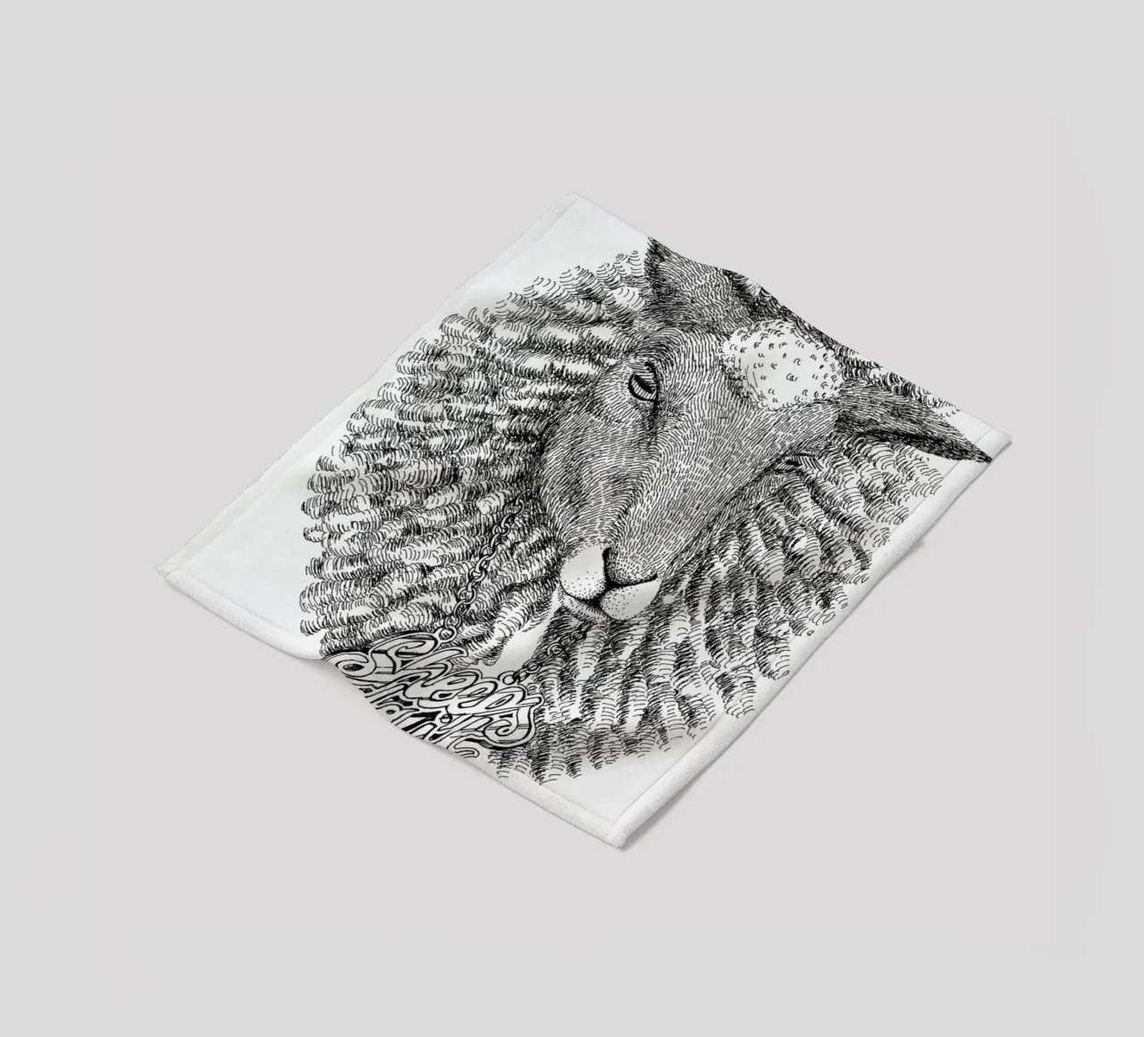Sheeps Do It Better coperta in pile da Anna Fietta