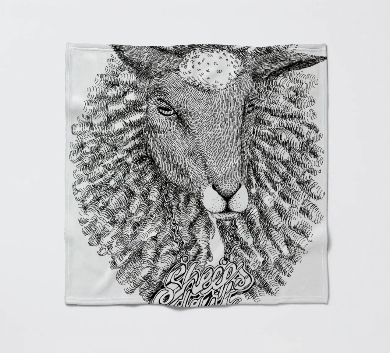 Sheeps Do It Better coperta in pile da Anna Fietta