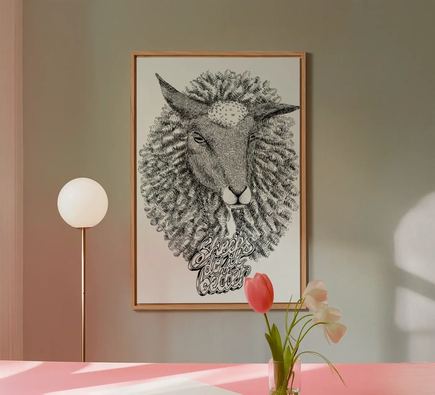 Sheeps Do It Better forex plate by Anna Fietta