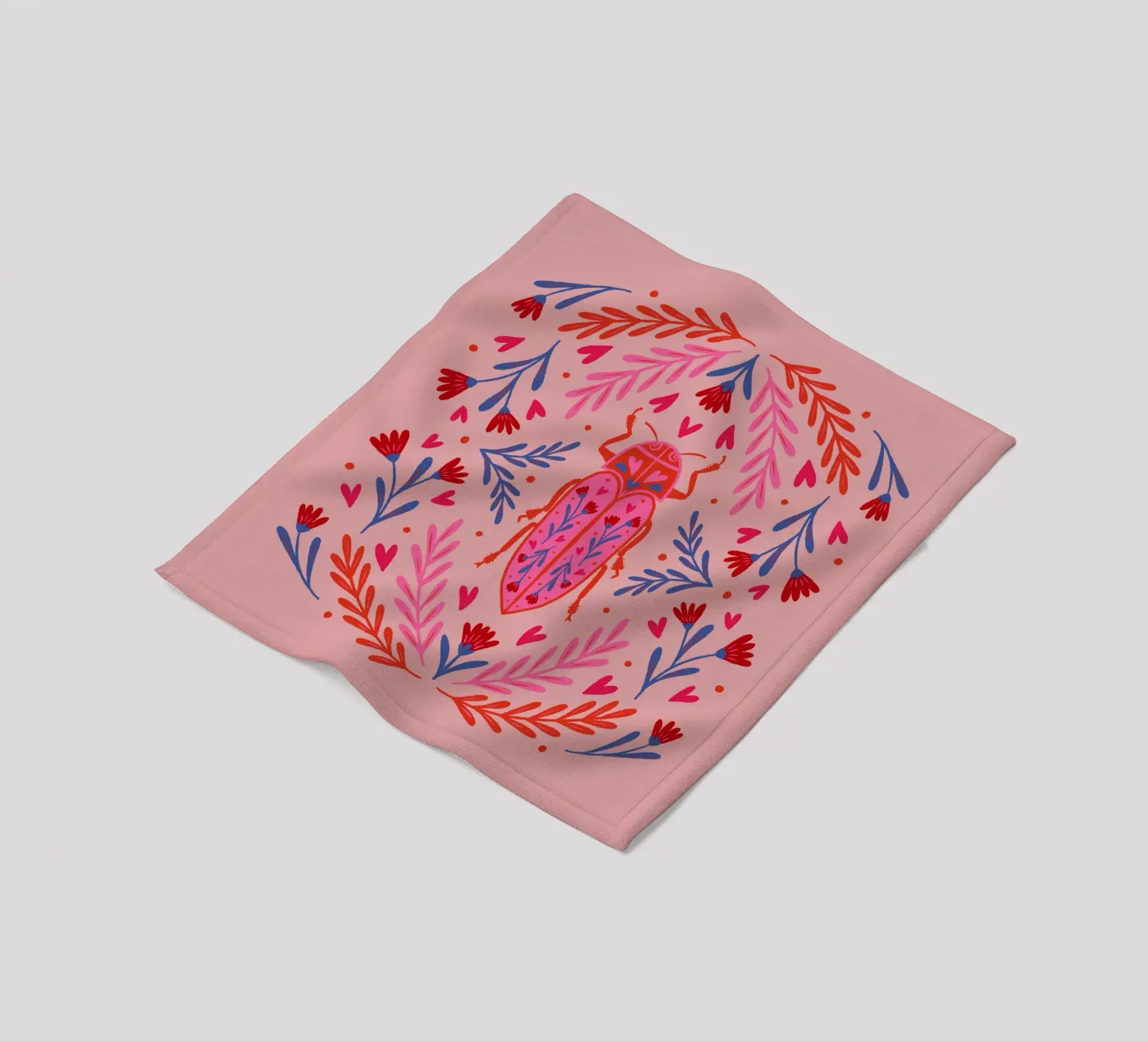 Lovebug Fleecedecke von Wackapacka