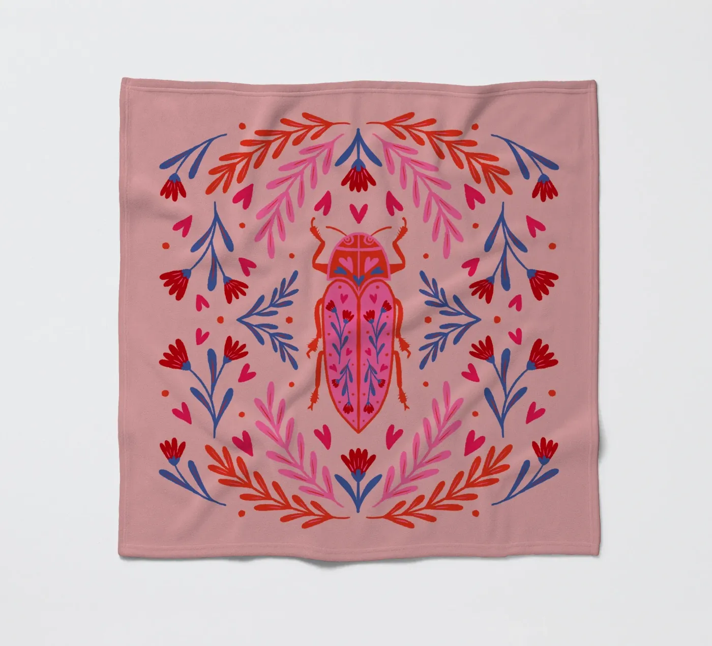 Lovebug Fleecedecke von Wackapacka