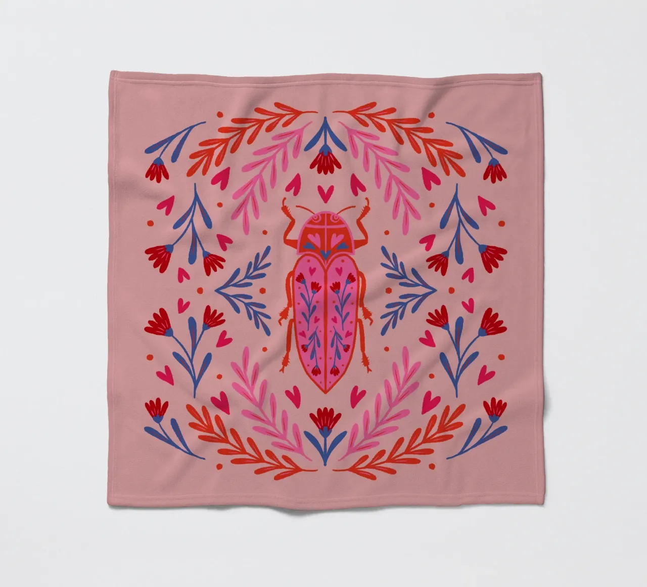 Lovebug Fleecedecke von Wackapacka