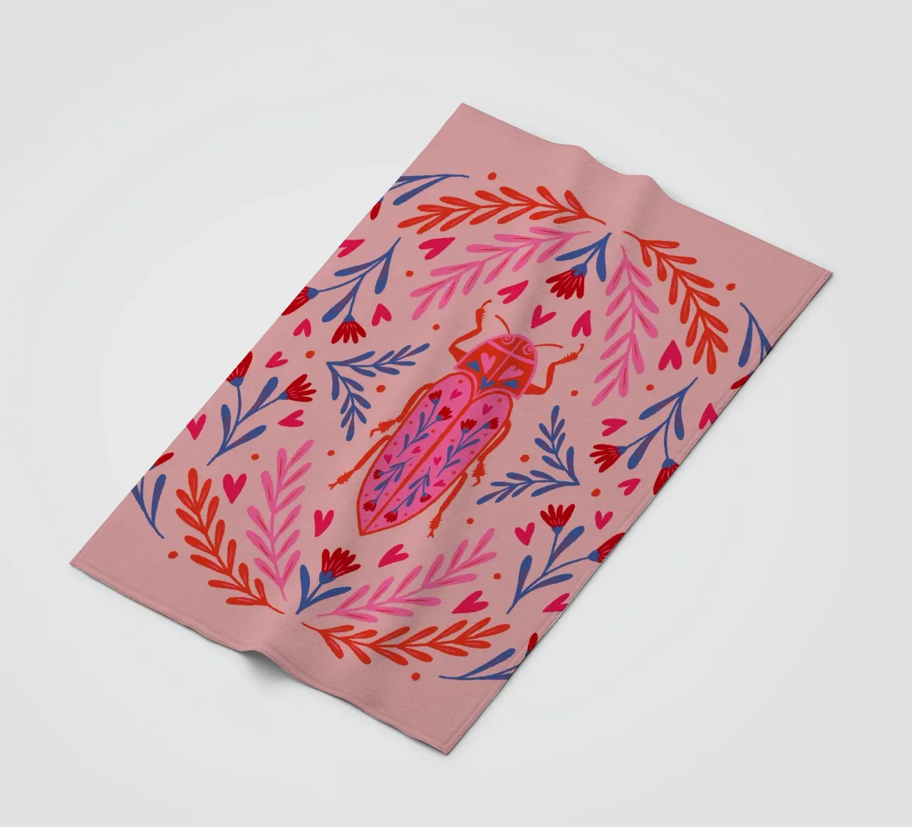 Lovebug Fleecedecke von Wackapacka