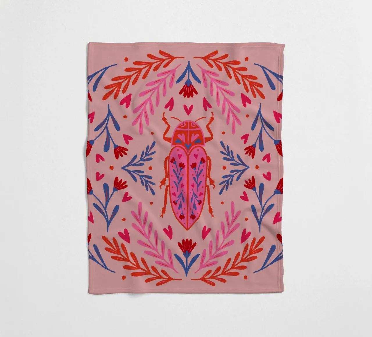 Lovebug coperta in pile da Wackapacka