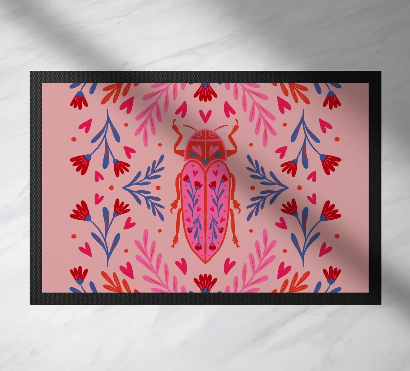 Lovebug doormat by Wackapacka