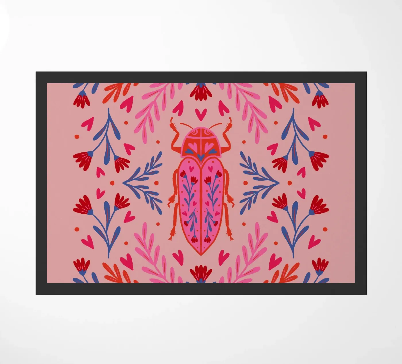 Lovebug doormat by Wackapacka