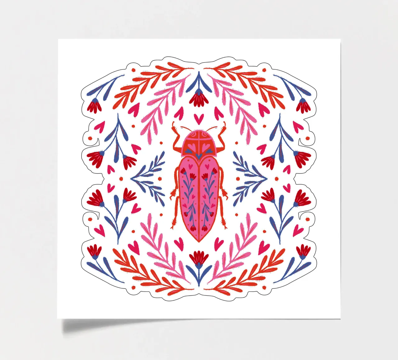 Lovebug sticker sheet by Wackapacka