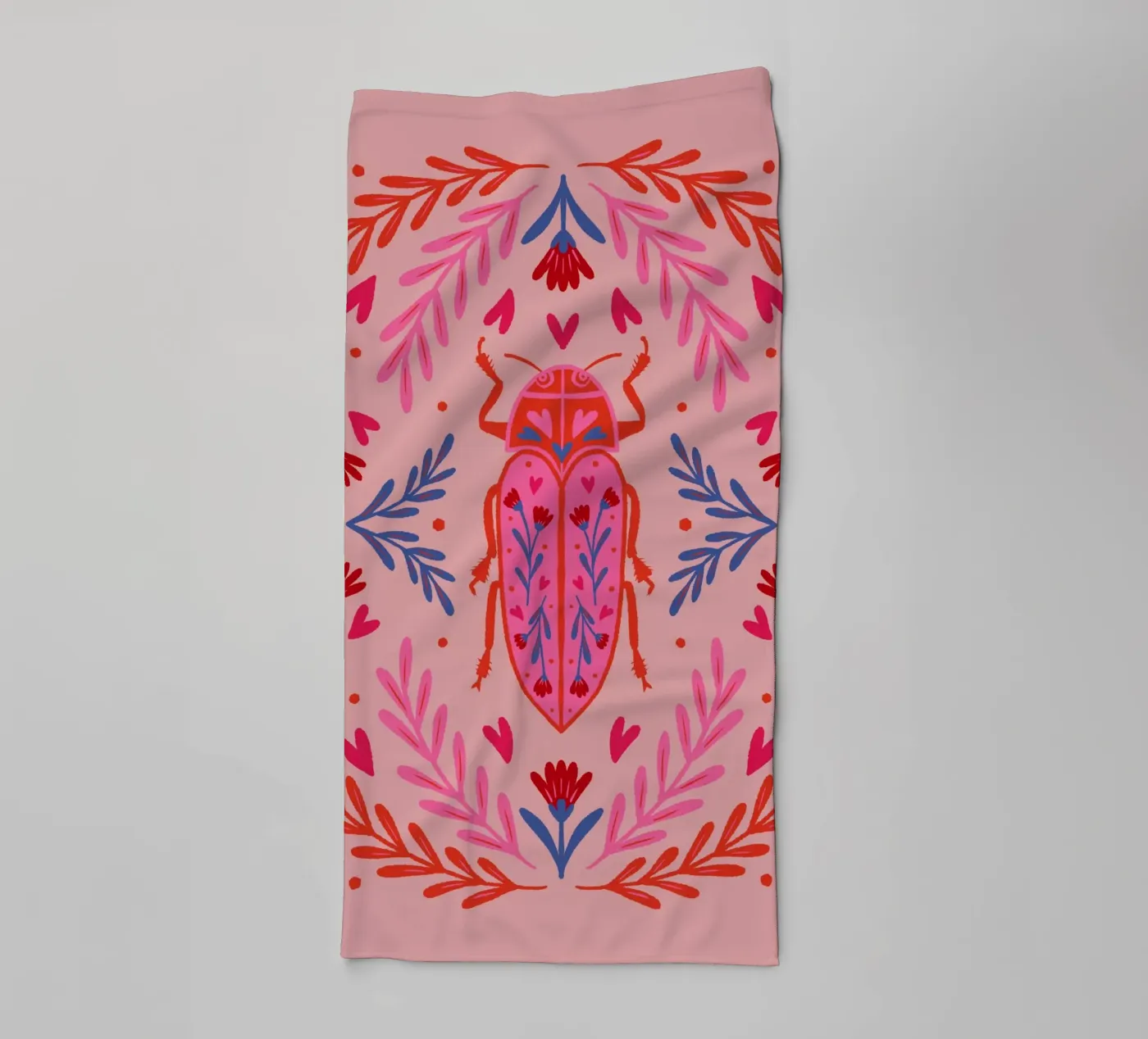 Lovebug towel by Wackapacka