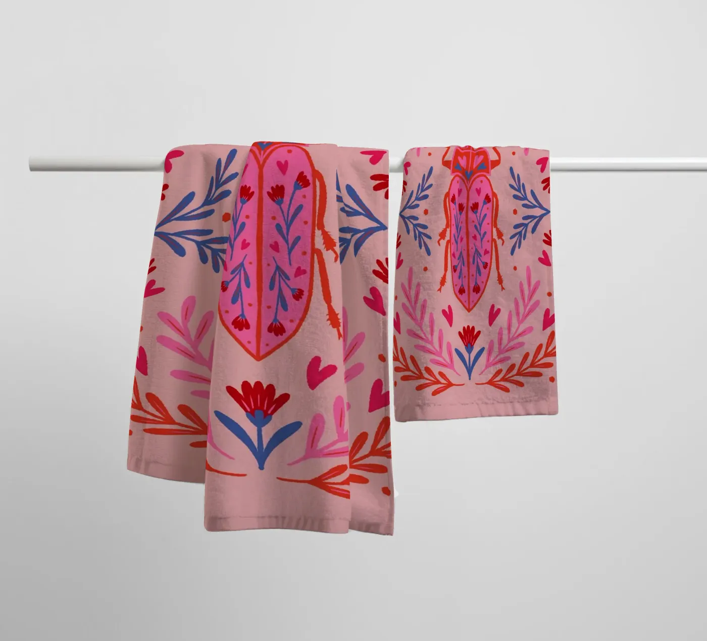 Lovebug towel by Wackapacka