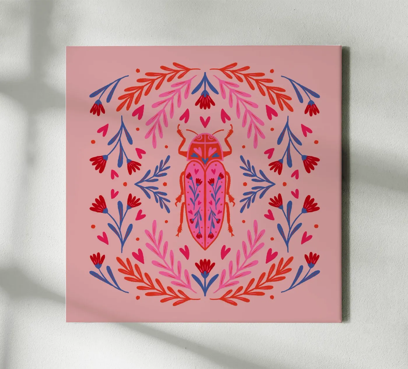 Lovebug canvas by Wackapacka