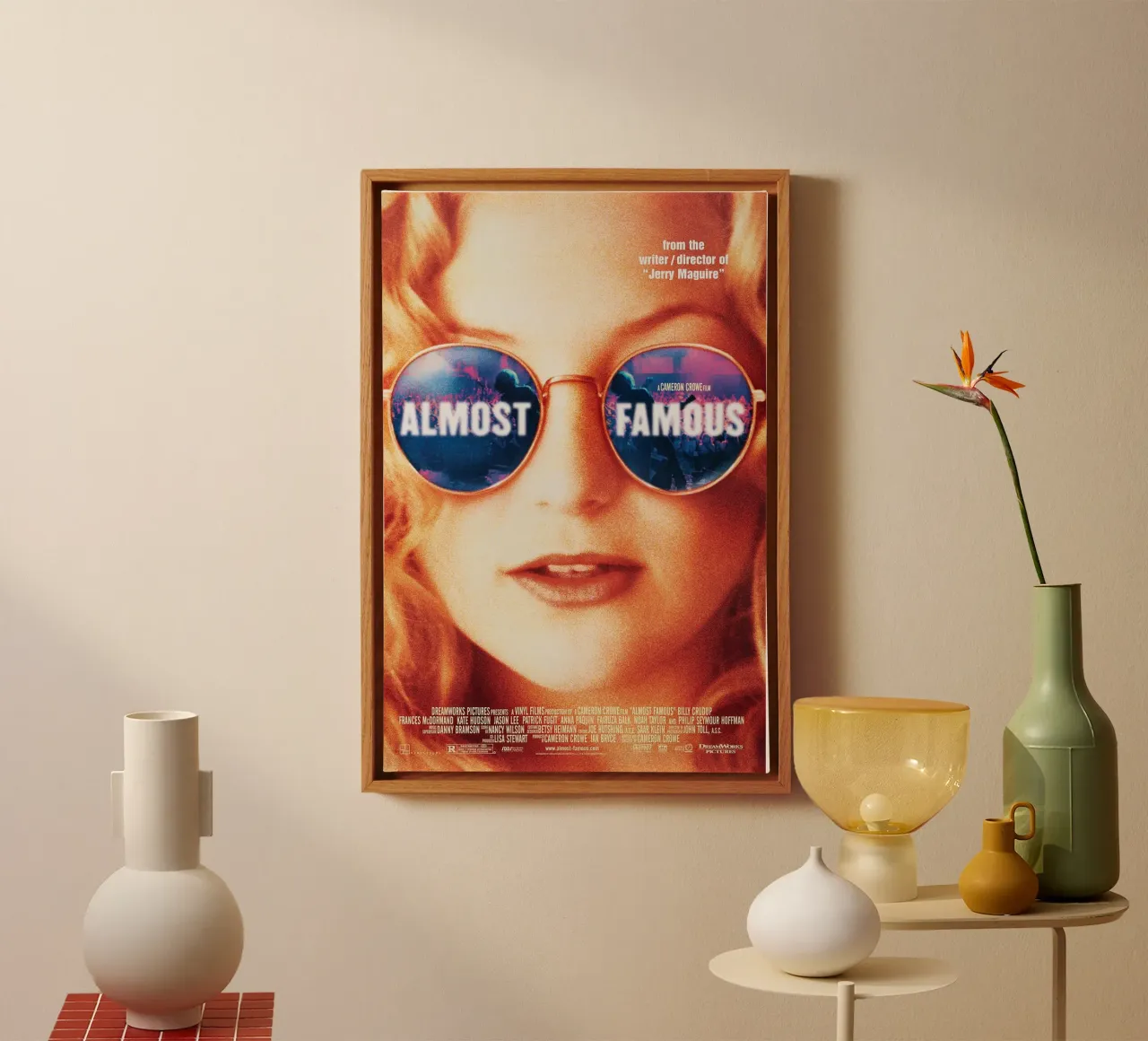 Almost Famous tela con Cornice a cassetta da Attaboy Dsgn