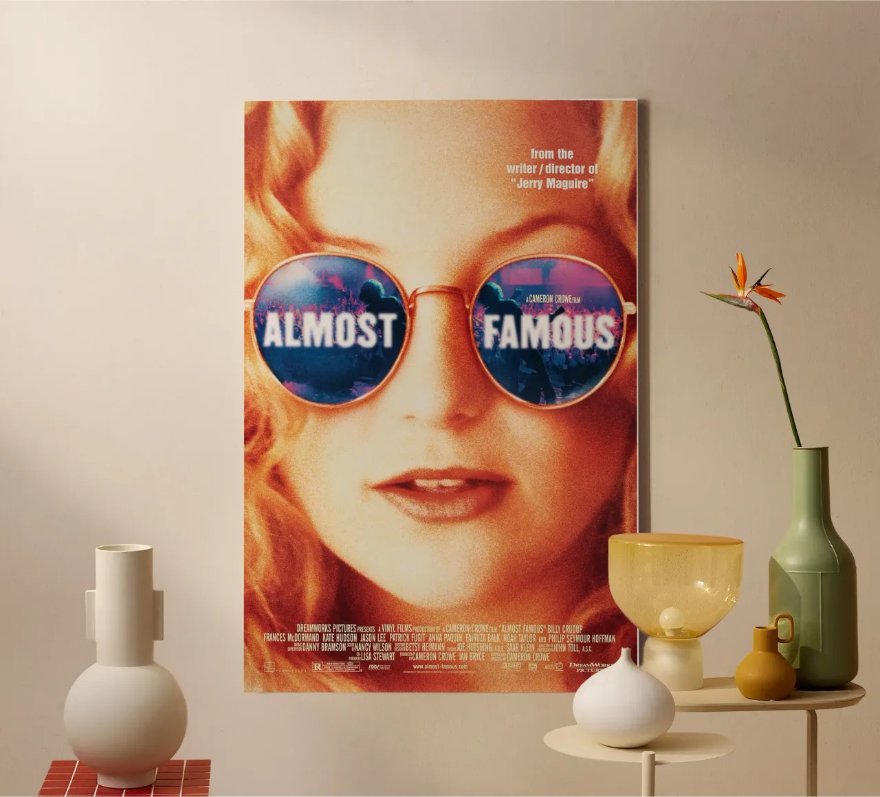 Almost Famous tela con Cornice a cassetta da Attaboy Dsgn