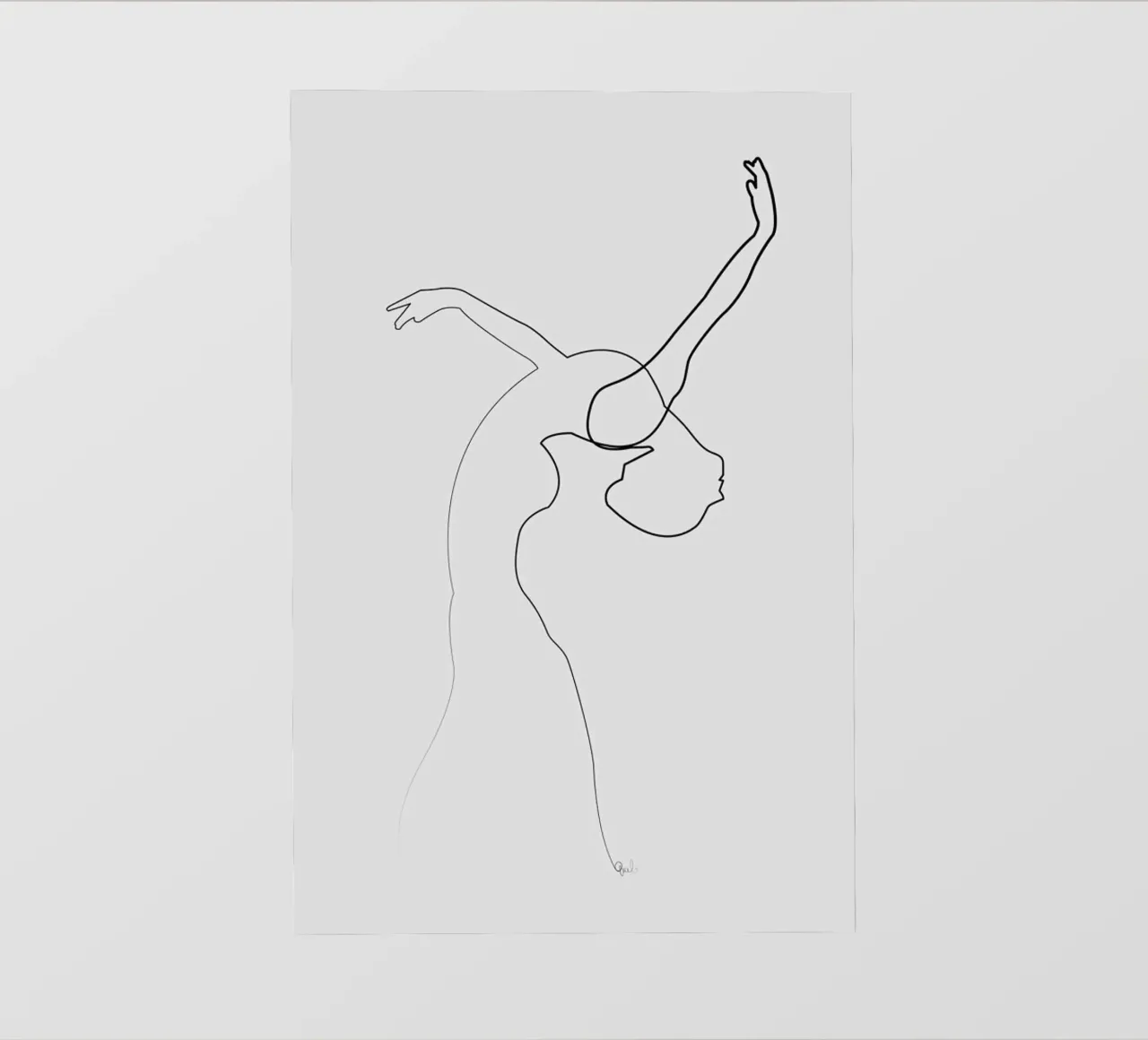 One Line Dancer telo in pvc da Quibe