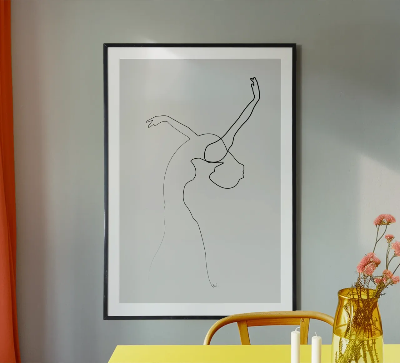 One Line Dancer poster da Quibe