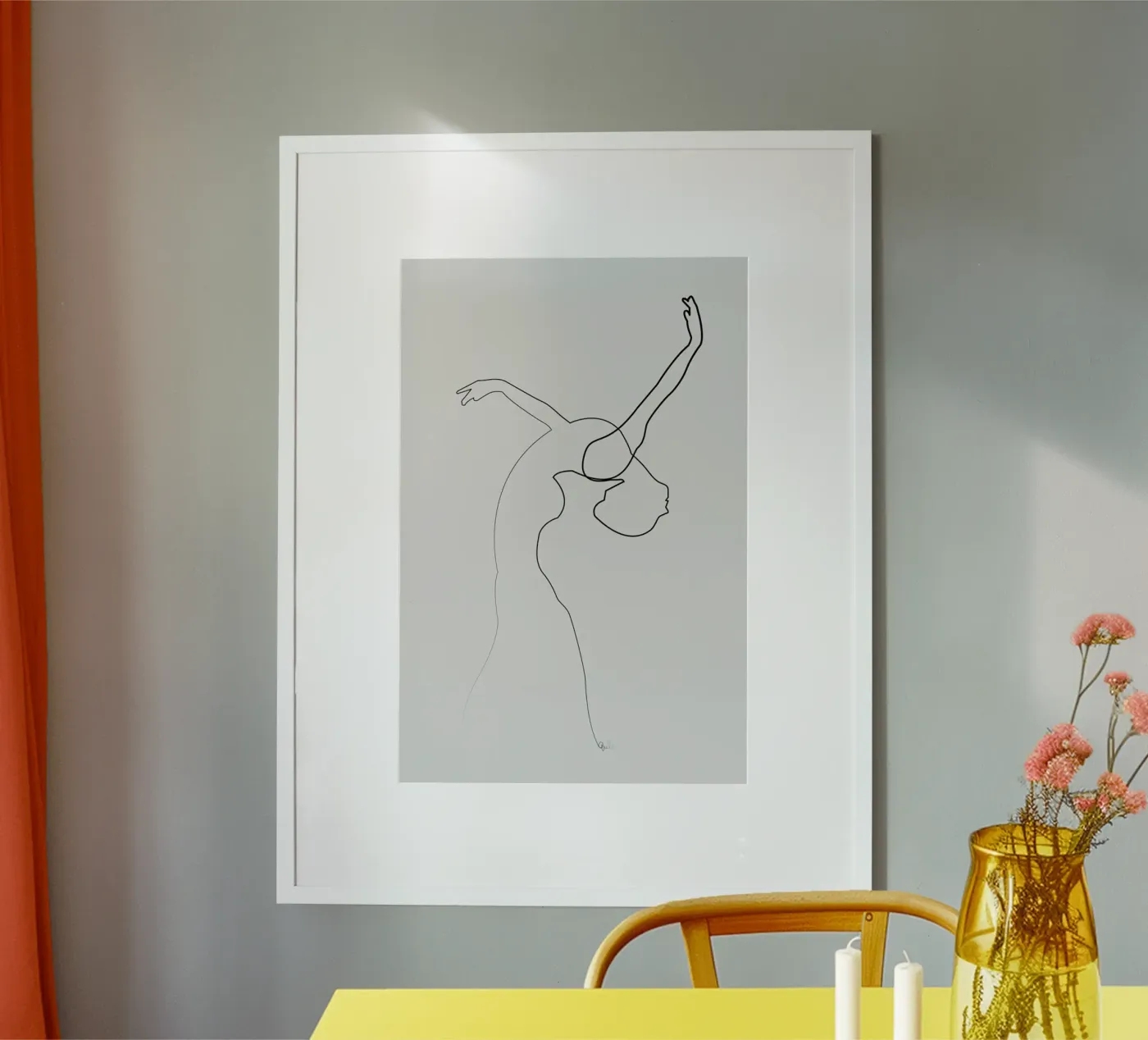 One Line Dancer poster da Quibe