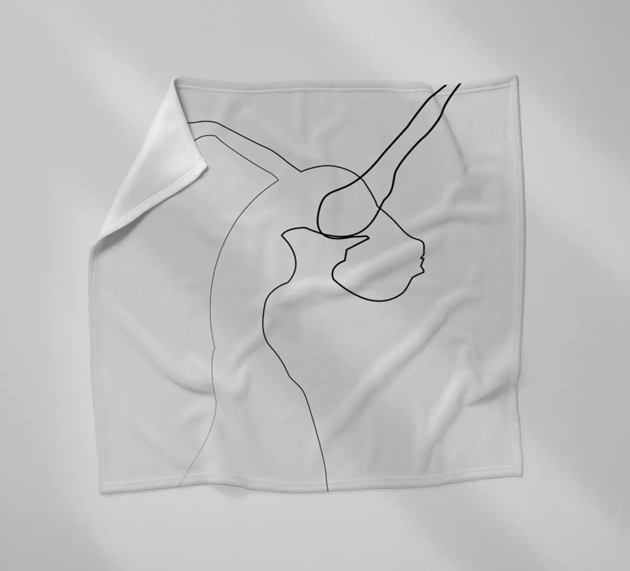 One Line Dancer coperta in pile da Quibe