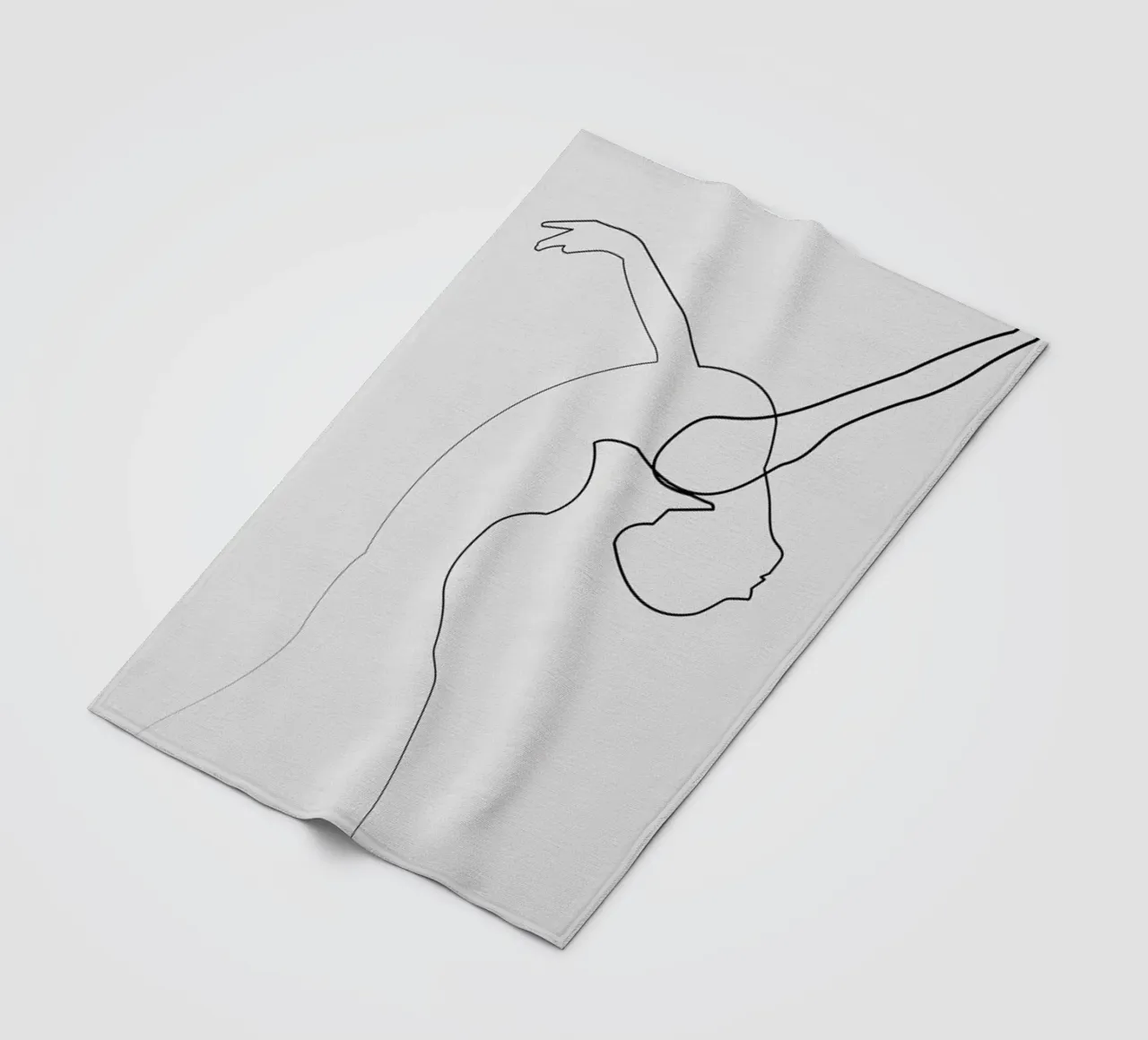 One Line Dancer coperta in pile da Quibe