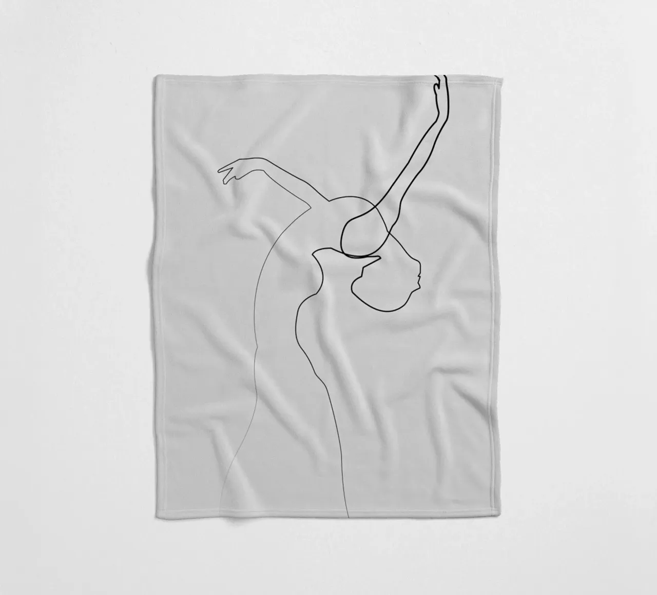 One Line Dancer coperta in pile da Quibe