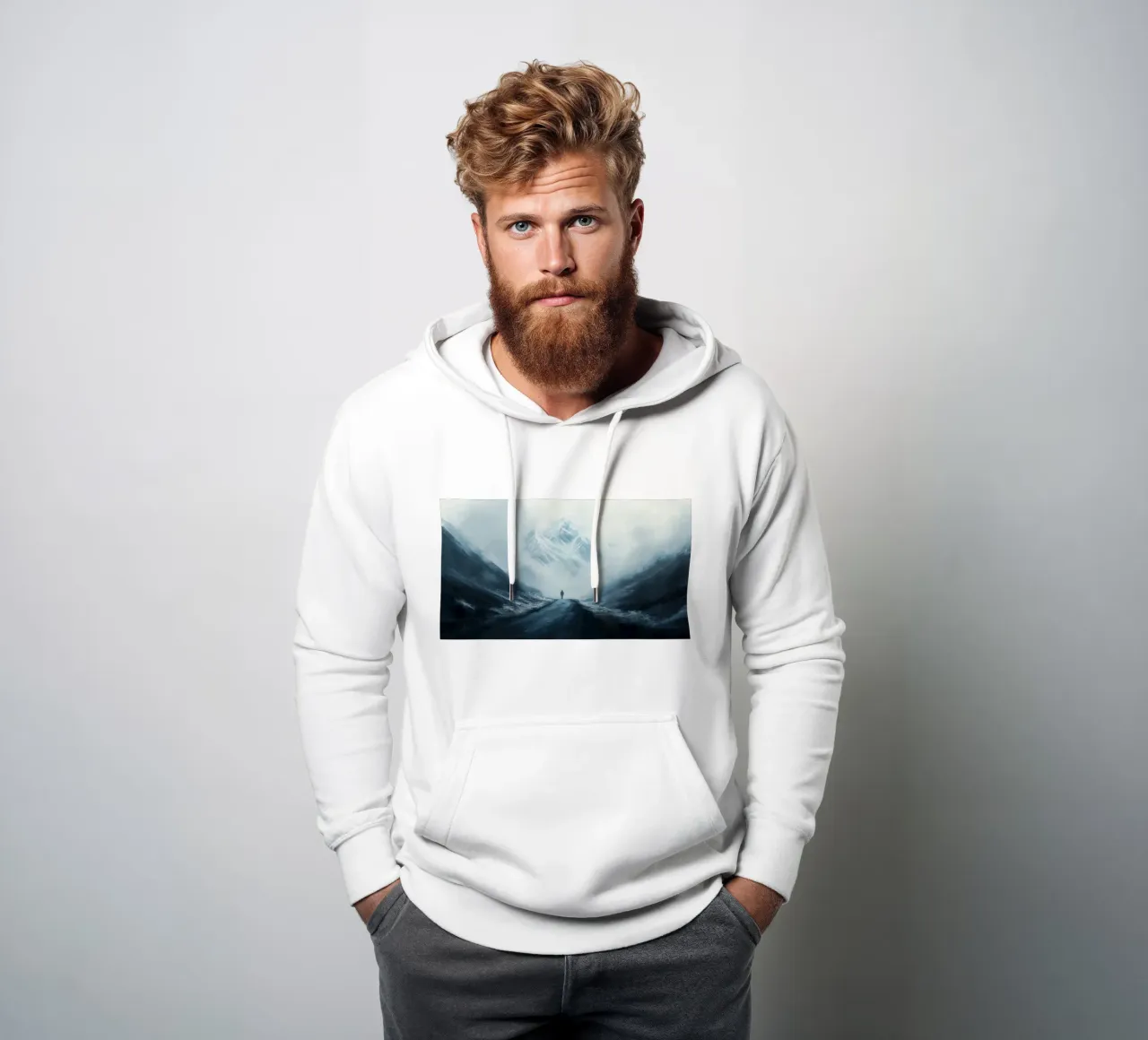 Road felpa con cappuccio da Art Unleashed