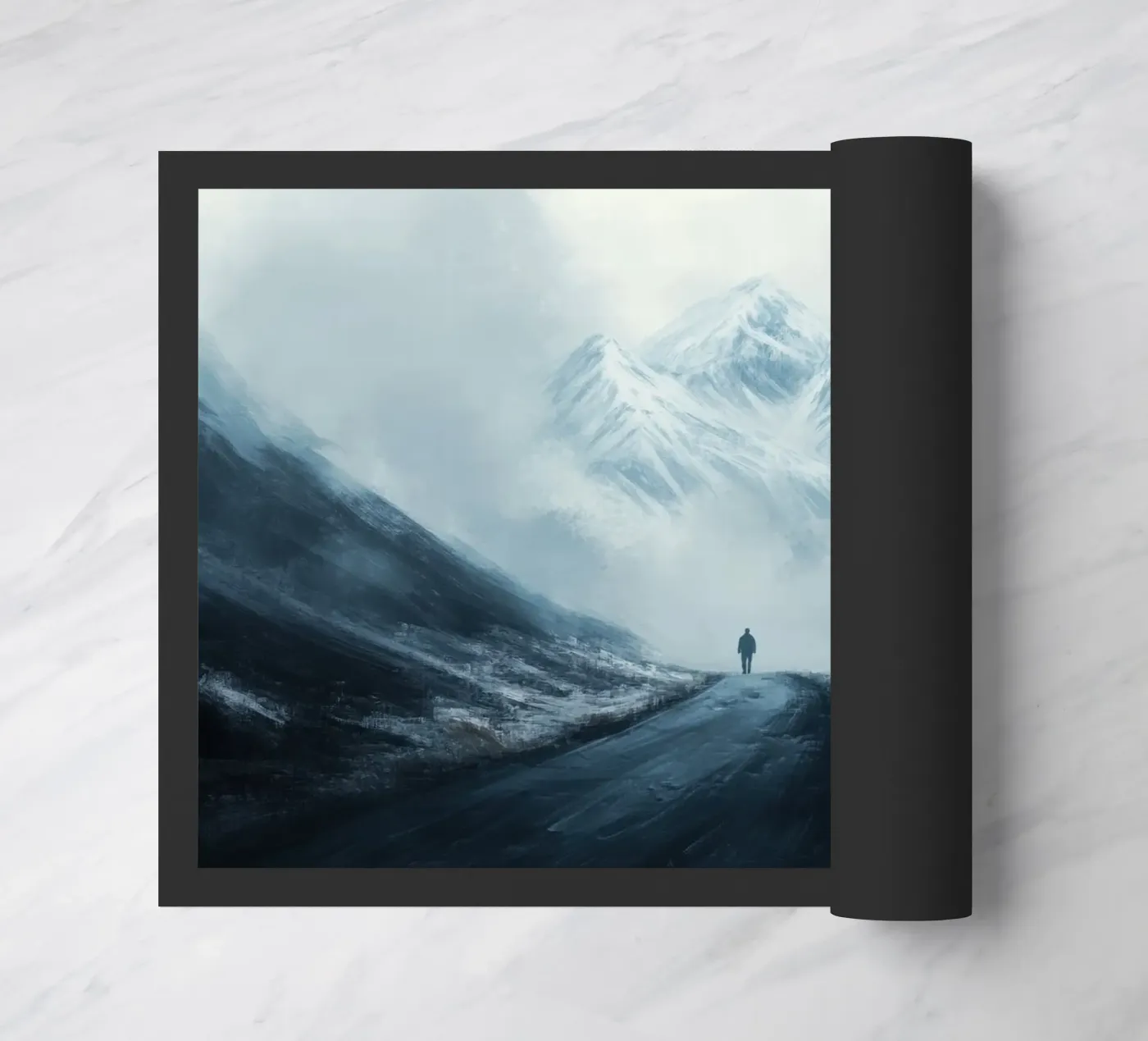 Road deurmat van Art Unleashed