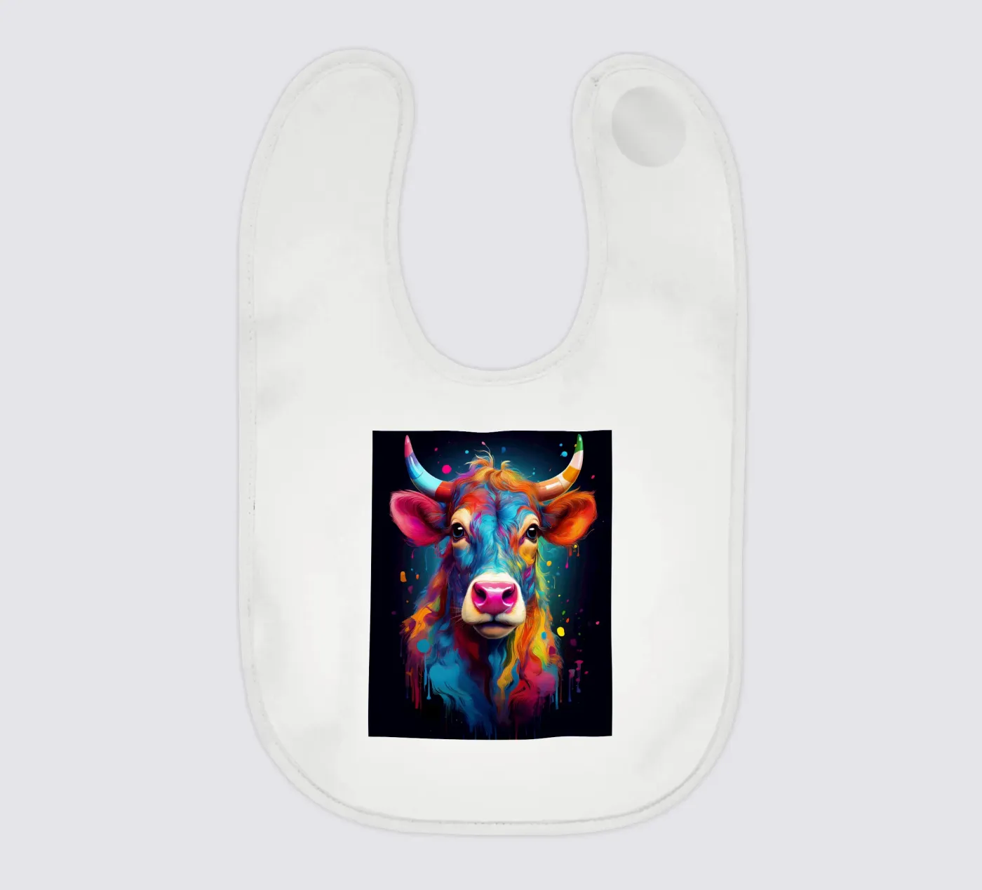 Cow Babylätzchen von Art Unleashed
