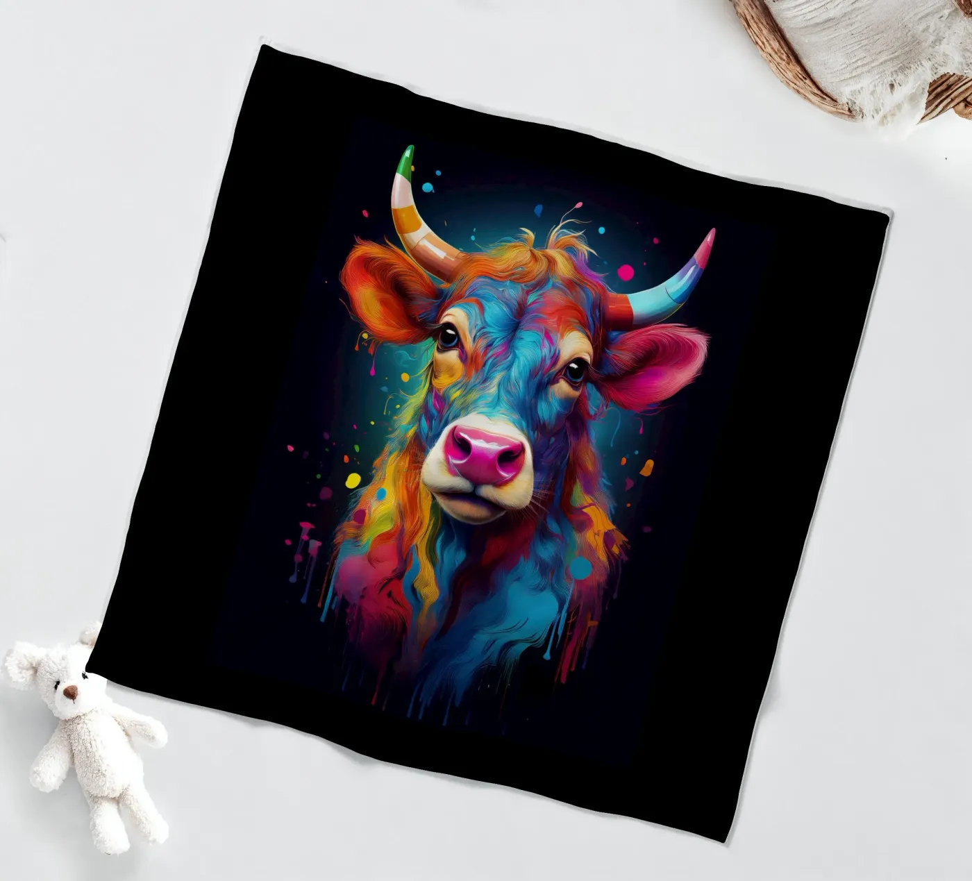 Cow fleecedeken van Art Unleashed