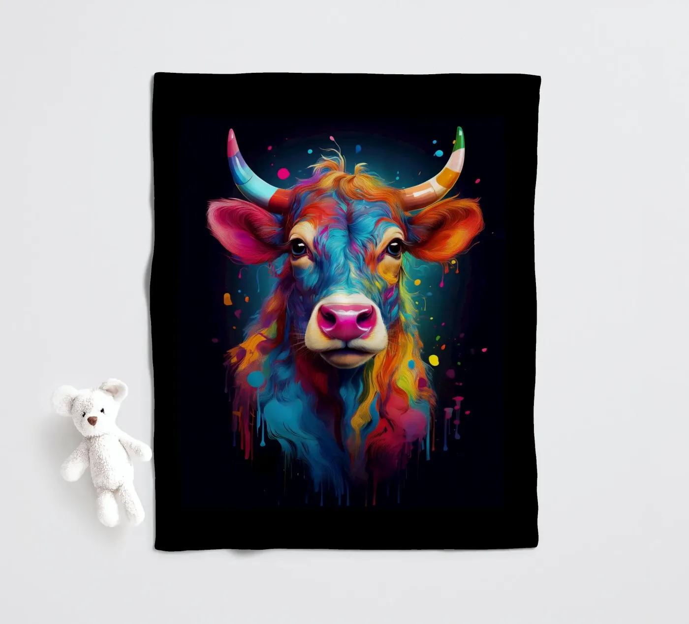 Cow fleecedeken van Art Unleashed