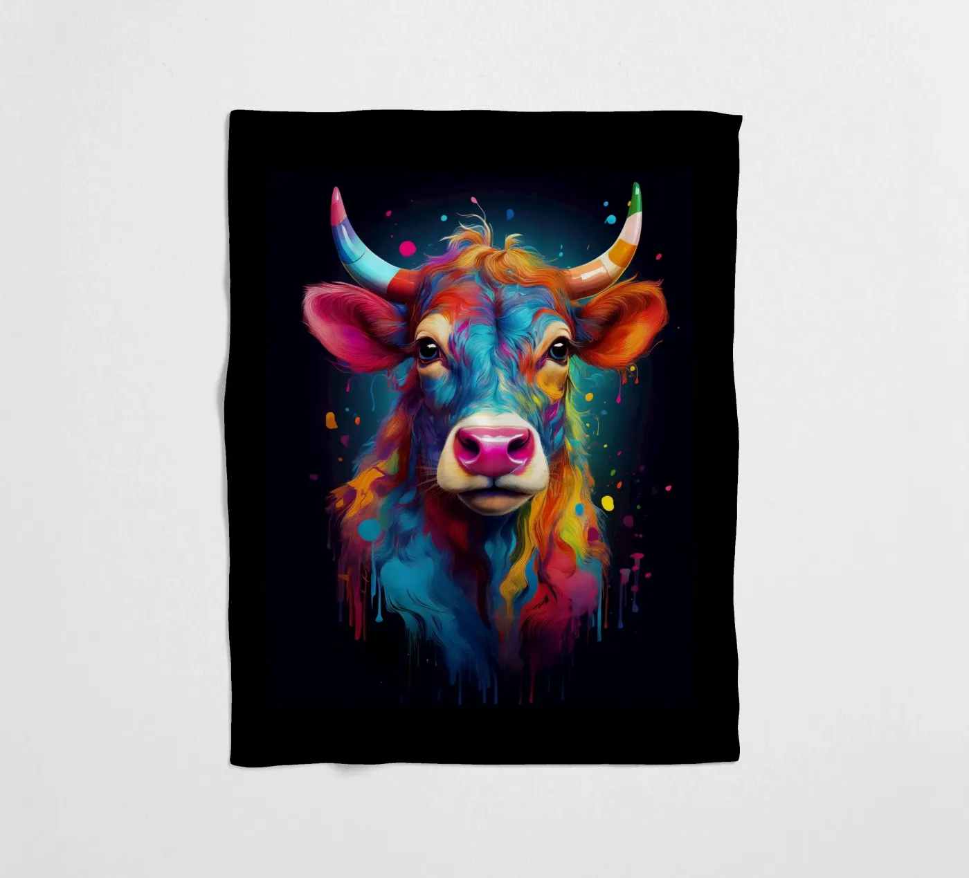 Cow fleecedeken van Art Unleashed
