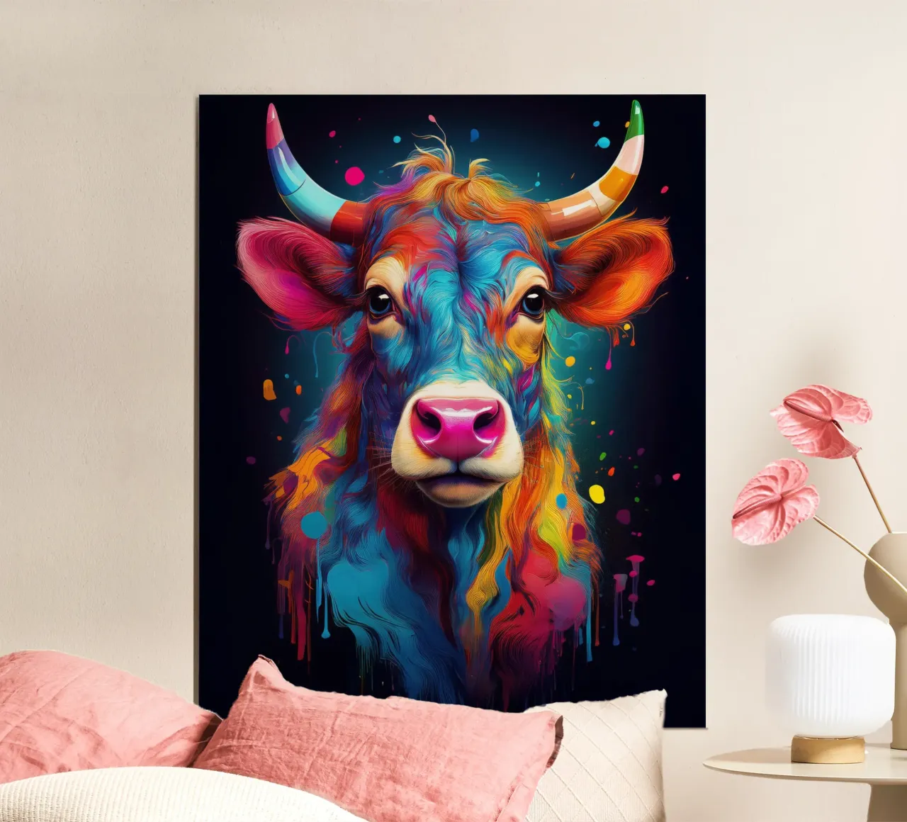 Cow poster da Art Unleashed