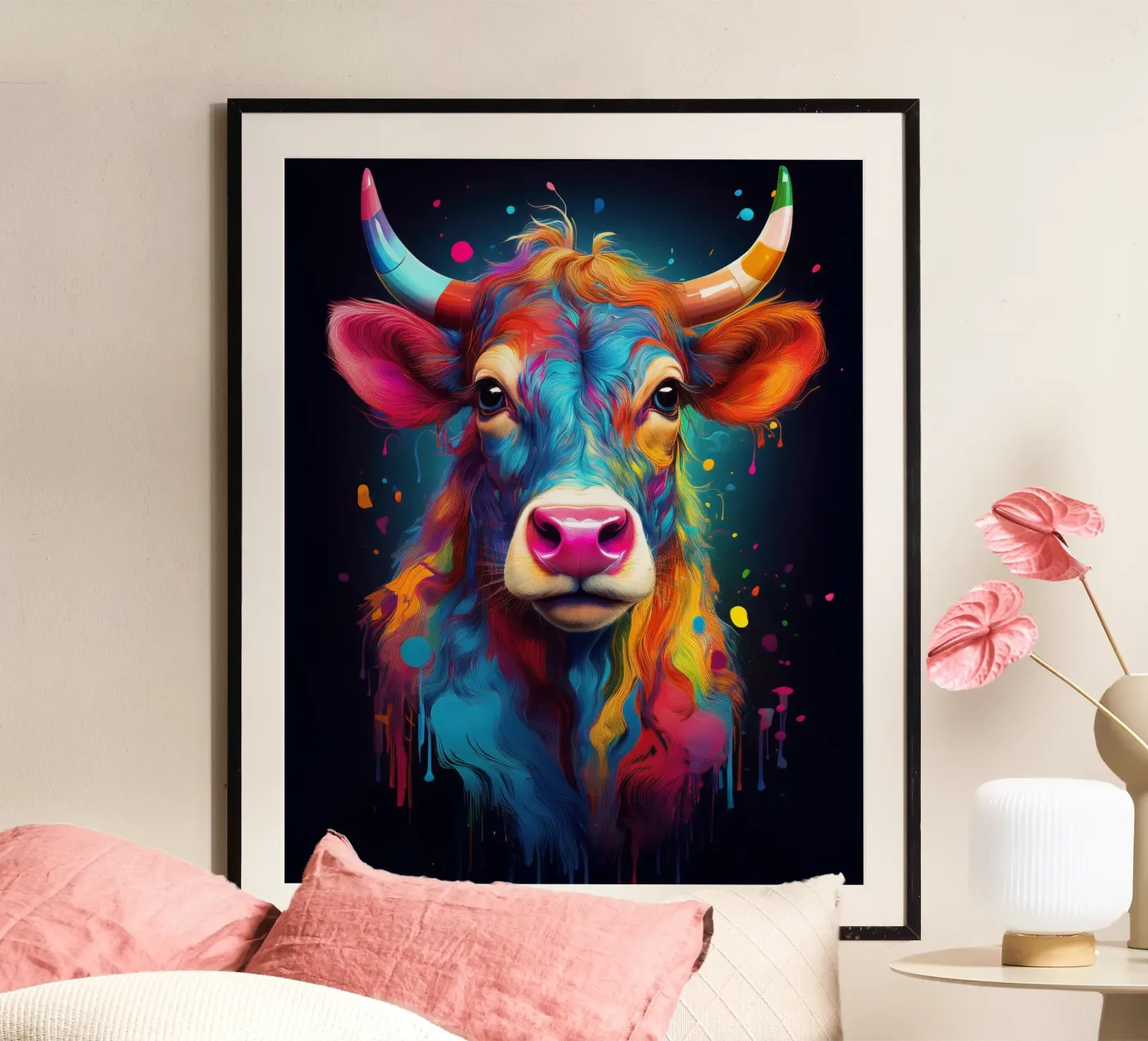 Cow poster da Art Unleashed