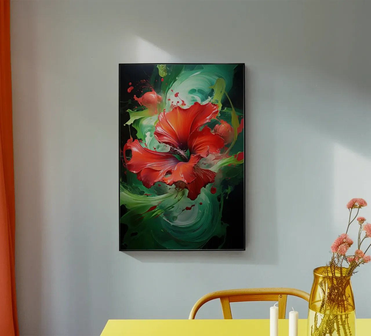 Hibiscus plexiglass da Art Unleashed