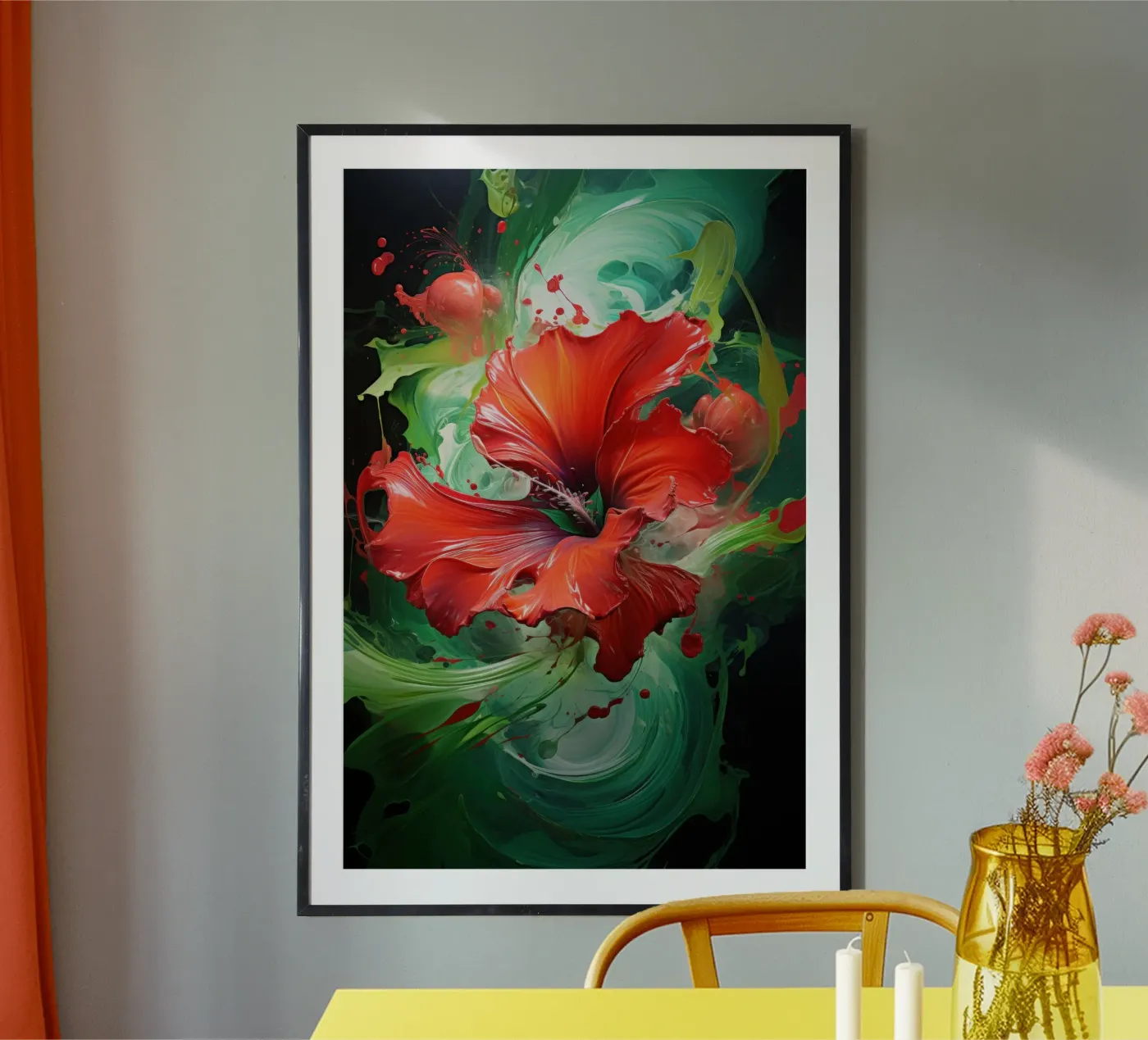 Hibiscus poster da Art Unleashed