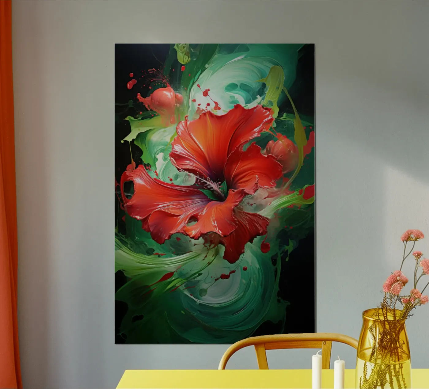 Hibiscus poster da Art Unleashed